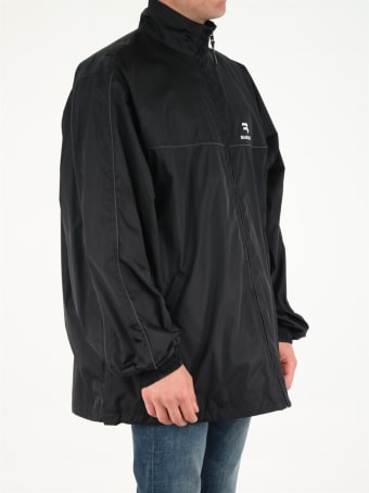 Balenciaga Giacca Tracksuit Con Logo Sporty B