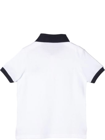 Fay White Cotton Polo Shirt