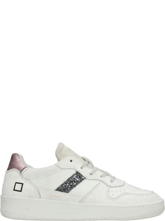 D.A.T.E. Court 2.0 Sneakers In White Leather