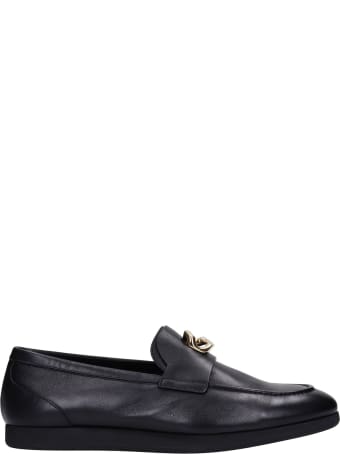 Givenchy Loafers In Black Leather