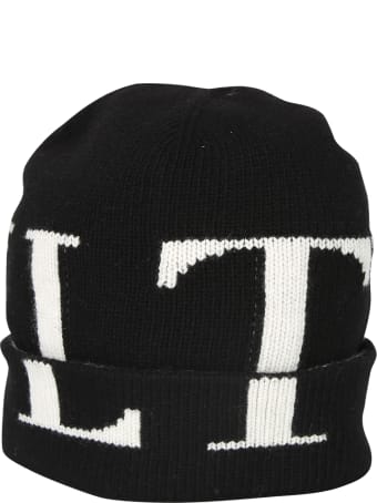 Valentino Garavani Berretto Vltn Nero/avorio