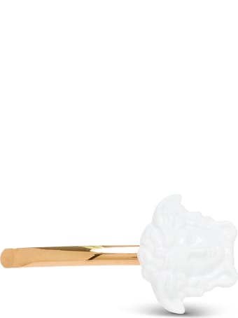Versace White Medusa Hai Clips