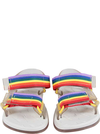 Melissa Transparent Sandals For Kids With Logo