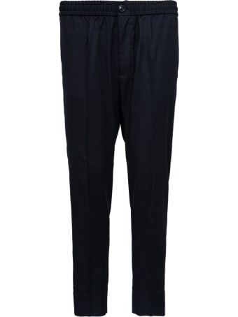 Ami Alexandre Mattiussi Stretch Black Wool Trousers