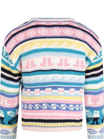 Lanvin Multicolor Sweater For Girl