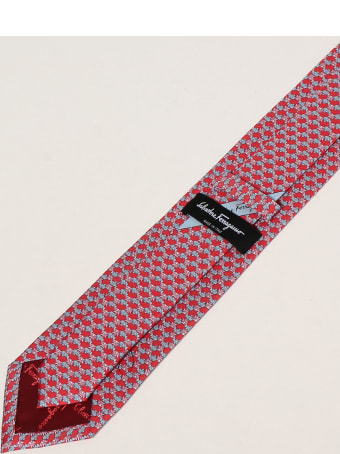 Salvatore Ferragamo Tie Salvatore Ferragamo Silk Tie With Micro Fish