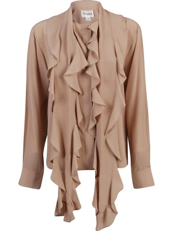Victoria Beckham Blusa Frill Panel Vintage