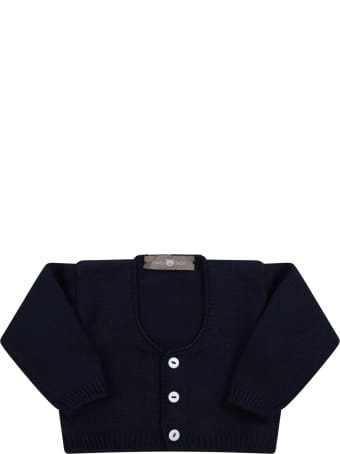 Little Bear Blue Cardigan For Baby Boy