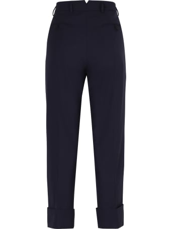 Prada Virgin Wool Tailored Trousers