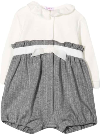 Il Gufo Pinstripe Jumpsuit With Print