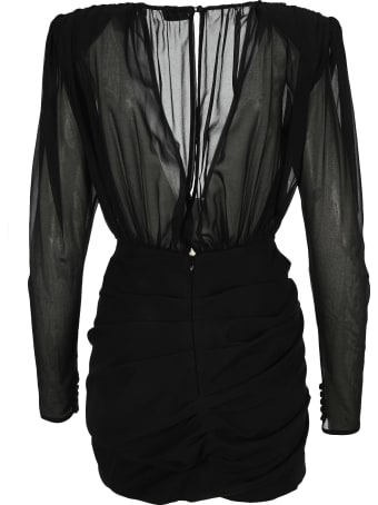 Magda Butrym Silk Mini Dress