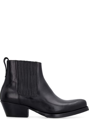 Our Legacy Leather Cuban Boot
