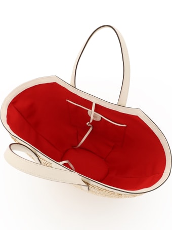 Mark Cross Madeline Straw Basket Bag