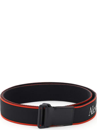 Alexander McQueen Jacquard Logo Belt