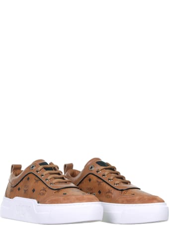MCM Sneaker Cognac With Logo