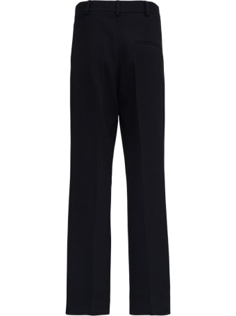 Casablanca Black Tailored Wool Trousers