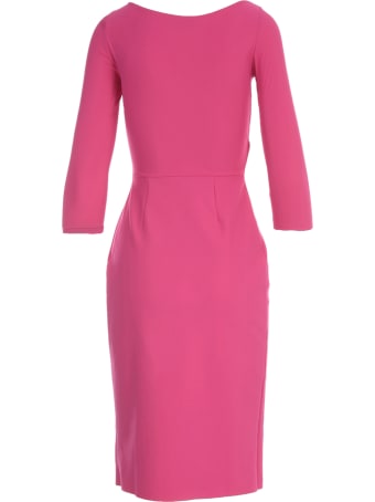 La Petit Robe Di Chiara Boni Pencil V Neck 3/4s Dress
