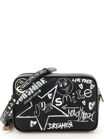 Golden Goose Graffiti Print Crossbody Star Bag