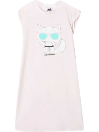 Karl Lagerfeld Kids Choupette Sweatshirt Dress