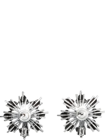 Saint Laurent Star Strass Earrings