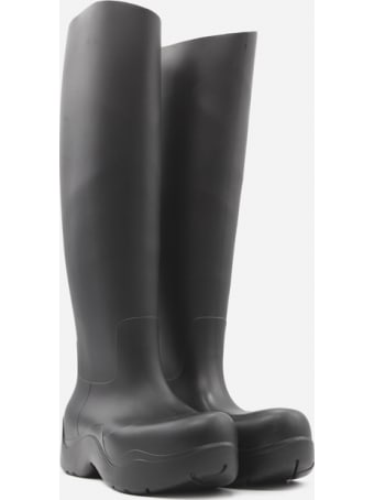 Bottega Veneta High Puddle Boots In Biodegradable Rubber
