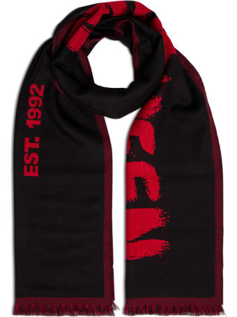 Alexander McQueen Wool Scarf With Logo