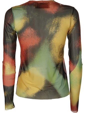 Marques'Almeida Long Sleeve Mesh Top