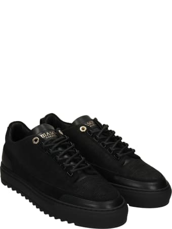 Mason Garments Firenze Sneakers In Black Suede And Leather