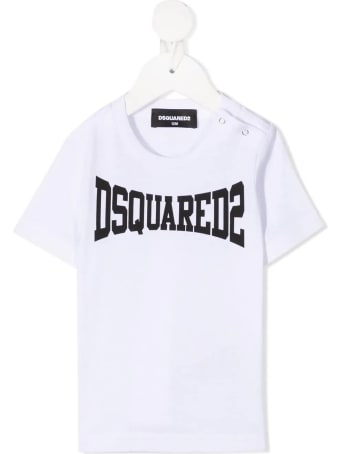 Dsquared2 Newborn White D2kids Boxer Logo T-shirt