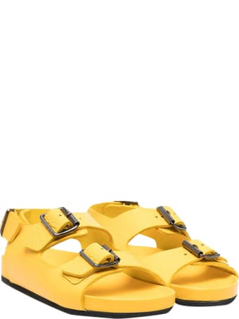 Gallucci Sandals With Yellow Buckle