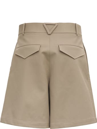 Bottega Veneta Beige Cotton Bermuda Shorts