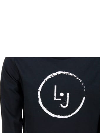 Liu-Jo Long-sleeved Crew Neck T-shirt With Logo Print