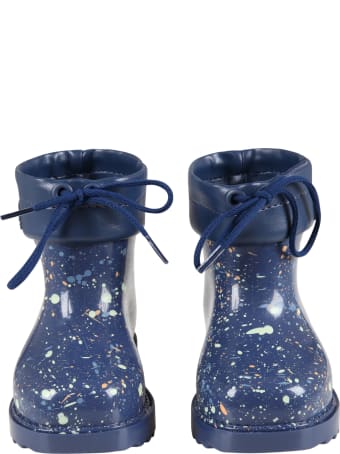 Melissa Blue Boots For Kids With Spots