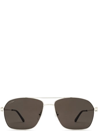 Cartier Eyewear Cartier Ct0306s Silver Sunglasses