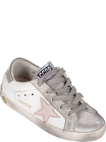 Golden Goose Superstar Leather Upper And Star Checkered