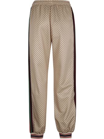 Gucci Web Stripe Side Logo Patched Track Pants