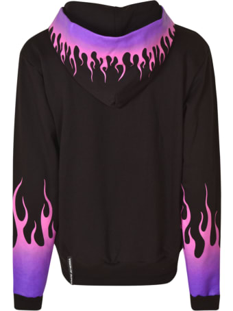 Vision of Super Flame Print Logo Hoodie