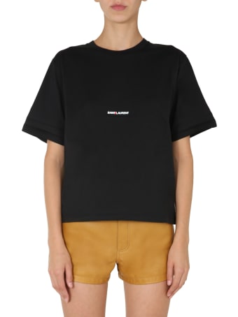 Saint Laurent Crew Neck T-shirt