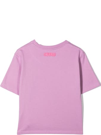 GCDS Lilac Cotton T-shirt