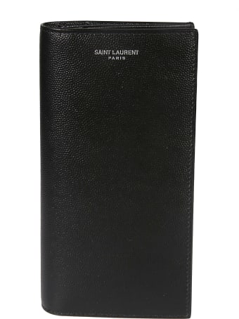 Saint Laurent Logo Stand-up Billfold Wallet