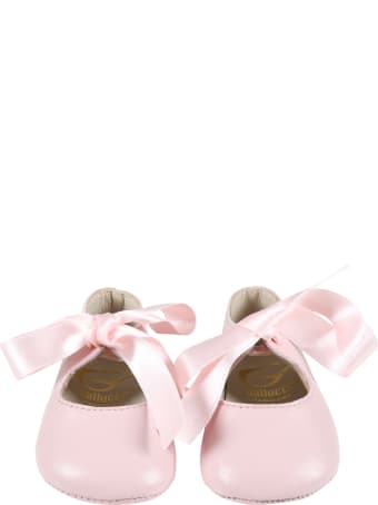 Gallucci Pink Ballet-flats For Baby Girl