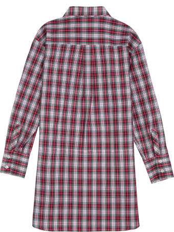 Philosophy di Lorenzo Serafini Kids Check Cotton Dress With Logo