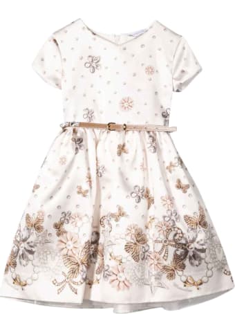 Monnalisa Girl Cream Dress