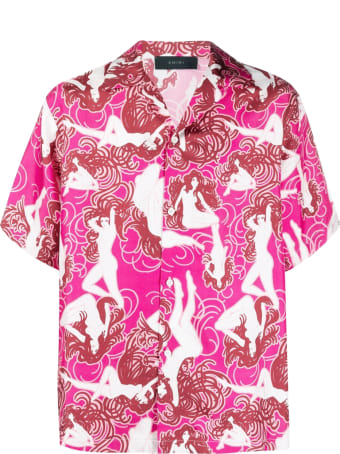 AMIRI Short Sleeves Naked Girl Shirt