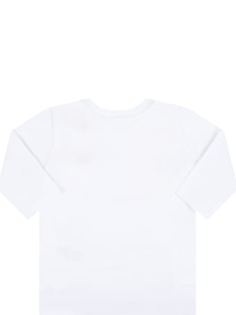 Givenchy White T-shirt For Baby Kids With Logo