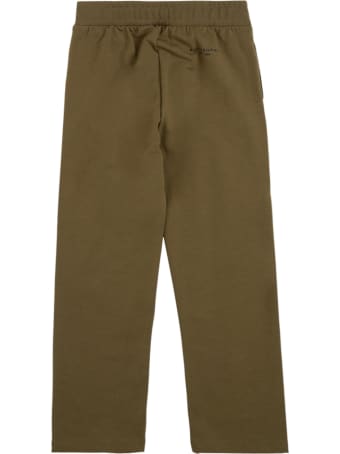 Philosophy di Lorenzo Serafini Kids Green Cotton Pants With Drawstring