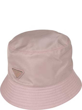 Prada Logo Plaque Bucket Hat