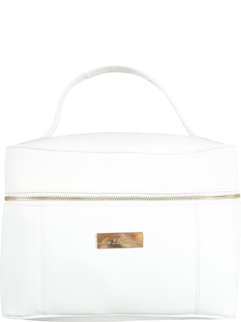 Blumarine White Beauty Case For Baby Girl