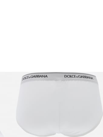 Dolce & Gabbana Stretch Cotton Briefs With Logo Band