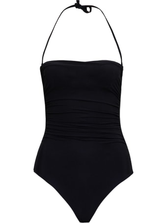 Le Petit Réve Black Strapless One-piece Swimsuit
